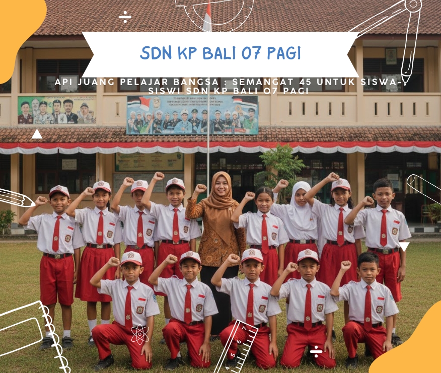Api Juang Pelajar Bangsa : Semangat 45 untuk Siswa-Siswi SDN KP Bali 07 Pagi